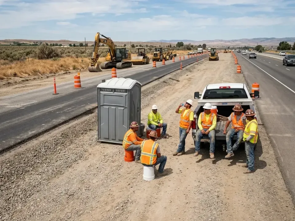 highway-road-construction-crew-007 — frequently asked questions, Porta Potty and Restroom Rentals in Fountain Valley, CA